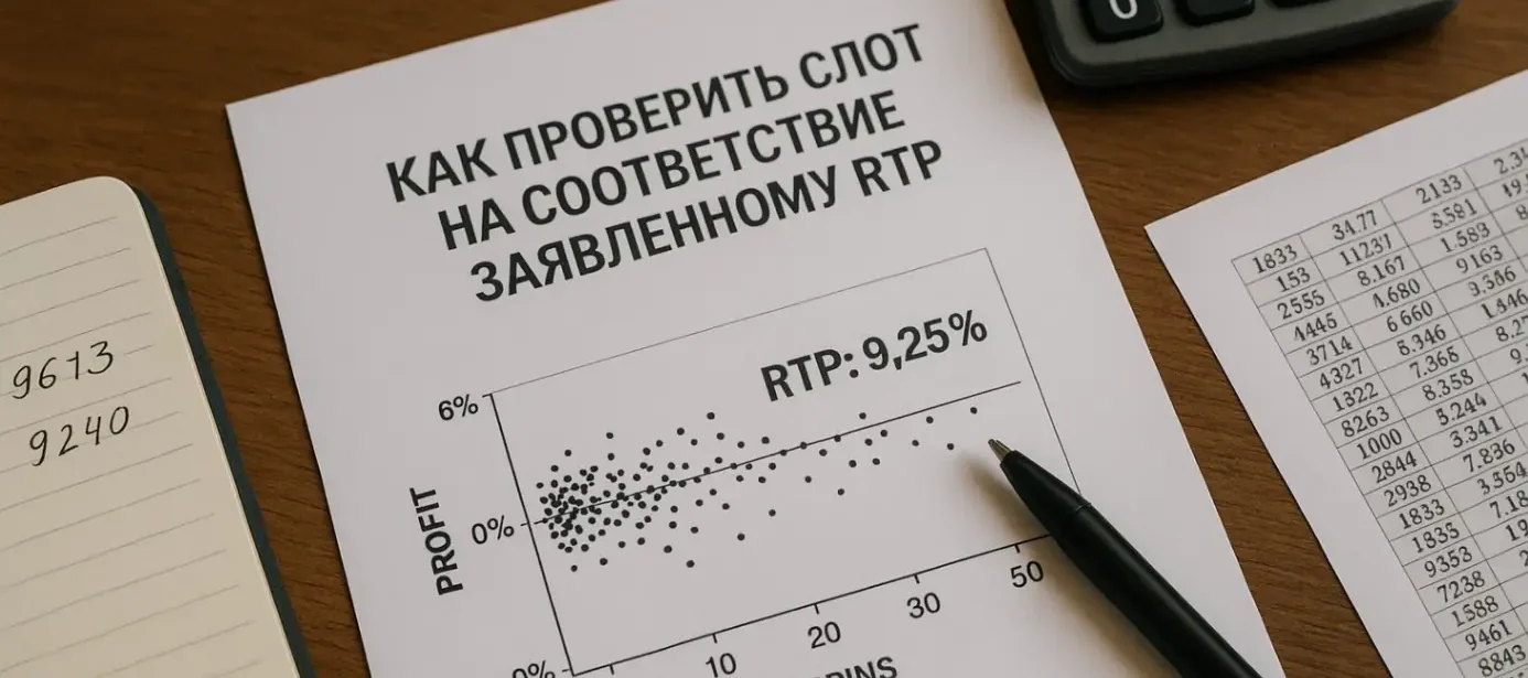 Как проверить слот на соответствие заявленному RTP