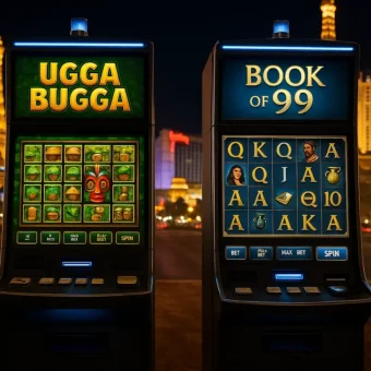 Ugga Bugga и Book of 99: слоты с RTP 99 % — доступны ли в Вегасе?